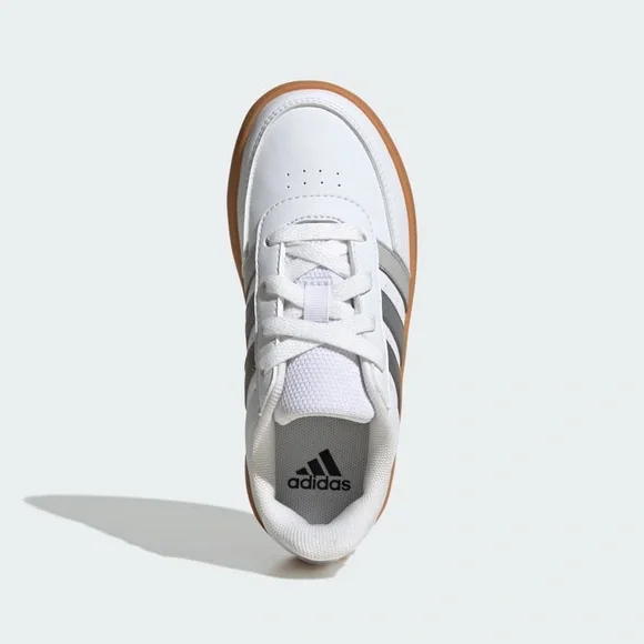 Adidas Breaknet 2.0 White Kids Sneakers | Size‎ 4 / 4.5 | Brand New in Box - Picture 3 of 9